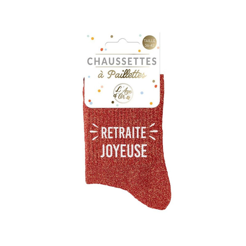 CHAUSSETTES A PAILLETTES RETRAITE