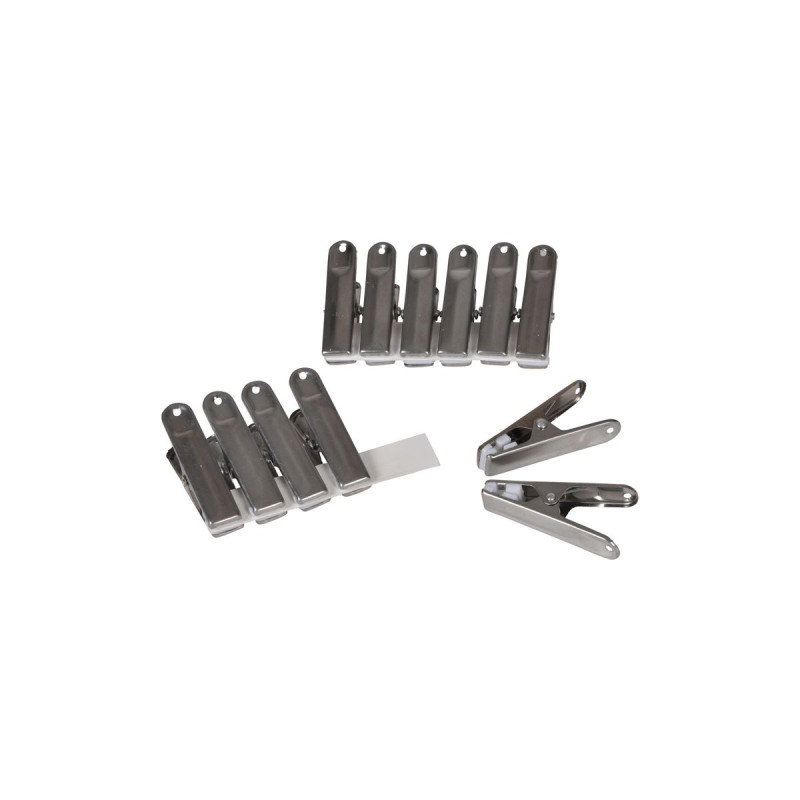 SET DE 12 PINCES A LINGE METAL ANTIMARQU