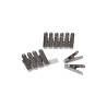 SET DE 12 PINCES A LINGE METAL ANTIMARQU