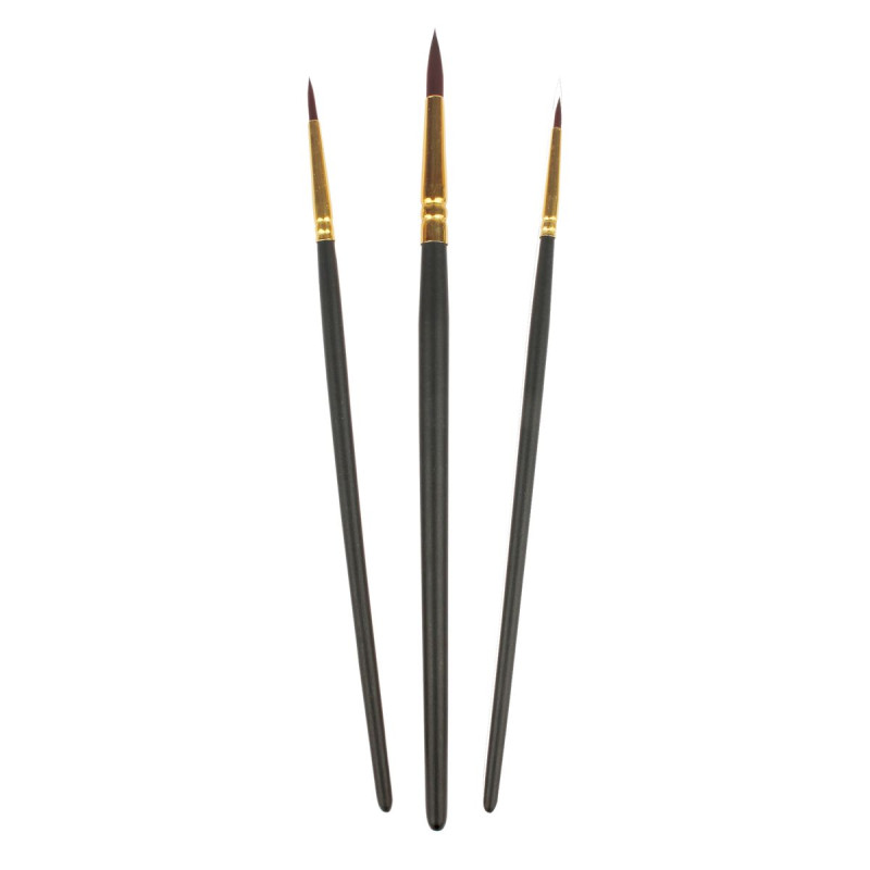 Pinceaux ronds 2-6-12 x 3 pcs