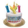 CHAPEAU METALLIQUE JOYEUX ANNIVERSAIRE