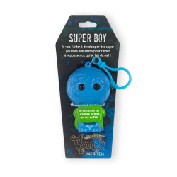 Porte clés Vaudou anti-stress Super boy