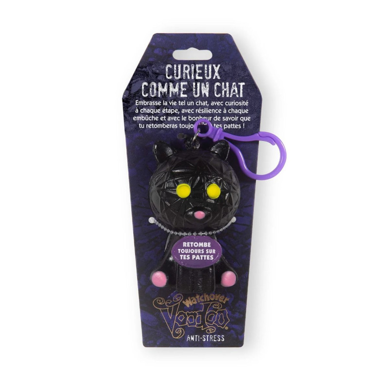 Vaudou anti-stress Curieux comme un chat