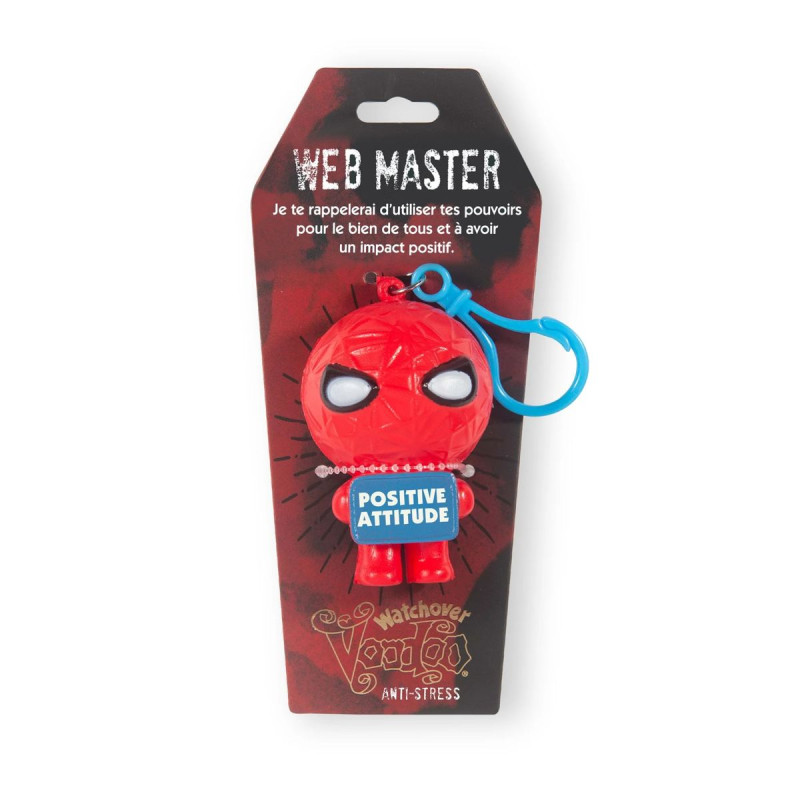 Porte clés Vaudou anti-stress Web master Porte clés Vaudou anti-stress Web master