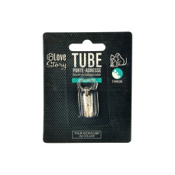 TUBE PORTE-NOM METAL 3CM