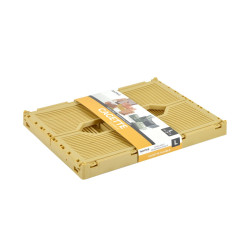 CAGETTE OCRE PLI TAILLE L 40x30xH.17CM
