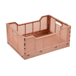 CAGETTE ARGILE PLI TAILLE L 40x30xH.17CM