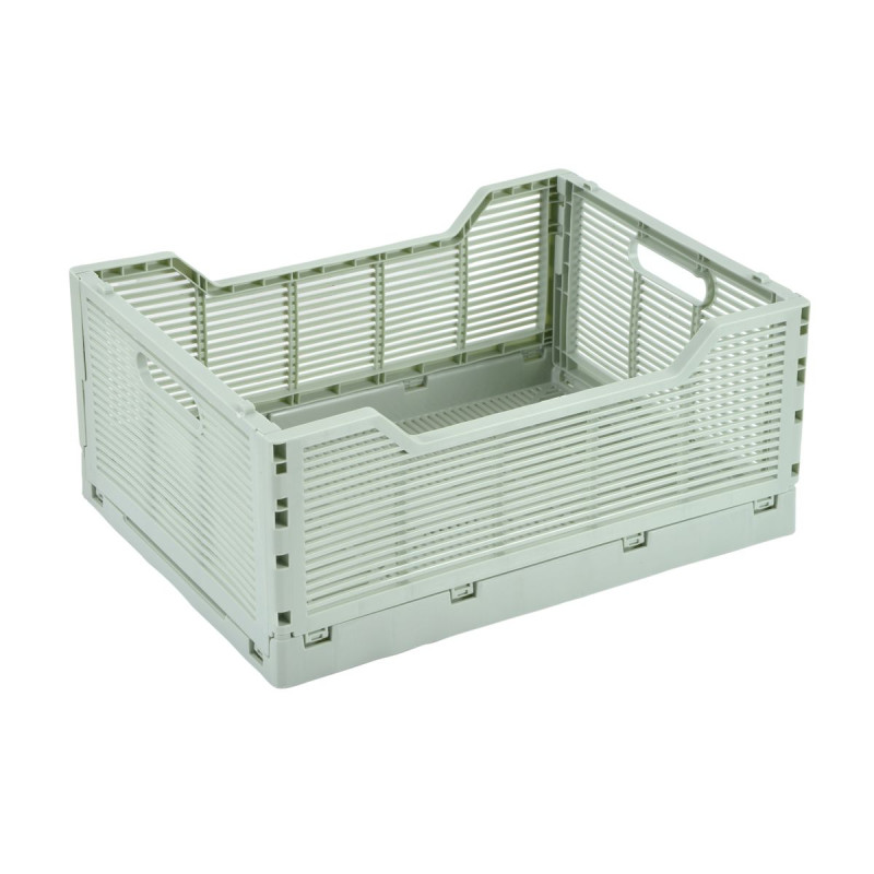 Cagette Pliable Céladon Taille L 40x30 cm | Rangement Homea Cagette Pliable Céladon Taille L 40x30 cm | Rangement Homea