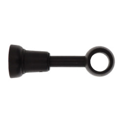 Support Tringle à Rideau Bois Réglable D28 mm Noir Mat | Luance