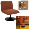FAUTEUIL SALON PIVOTANT JULES TERRA