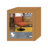 FAUTEUIL SALON PIVOTANT JULES TERRA