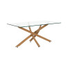 TABLE BASSE EN VERRE HERITAGE 100X60CM