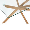 TABLE BASSE EN VERRE HERITAGE 100X60CM