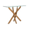CONSOLE EN VERRE HERITAGE 100X40CM