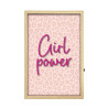 TOILE NEON GIRL POWER 40X60CM