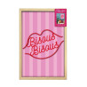 TOILE NEON BISOUS BISOUS 40X60CM