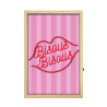 TOILE NEON BISOUS BISOUS 40X60CM