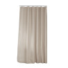 RIDEAU DOUCHE QUARTZ TAUPE+CROCHETS 180x
