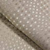 RIDEAU DOUCHE QUARTZ TAUPE+CROCHETS 180x