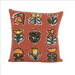 COUSSIN ART NAIF BRIQUE 45X45
