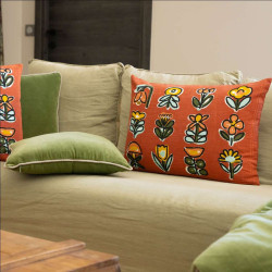 COUSSIN ART NAIF BRIQUE 40X60