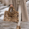 SAC FAUVE CABAS 38X30 NATURAL