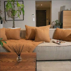 COUSSIN 50X80 LINO 330 ECORCE