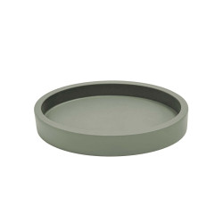 Porte-Savon Oria Cèdre Polyrésine | Accessoire Salle de Bain