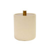 POT COTONS 10X12.2CM ORIA SABLE