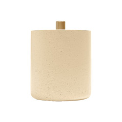 POT COTONS 10X12.2CM ORIA SABLE