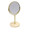 MIROIR POSER 2 FACE 17CM ORIA SABLE H34