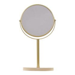 MIROIR POSER 2 FACE 17CM ORIA SABLE H34