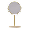 MIROIR POSER 2 FACE 17CM ORIA SABLE H34