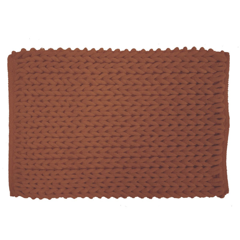 TAPIS BAIN 50X80CM CHENILLE ARIEL TERRA