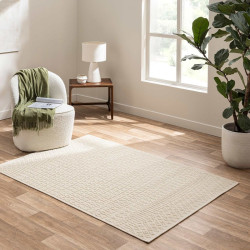 TAPIS RECT 120X170CM TISSE RELIEF SINATA