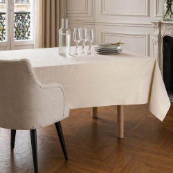 NAPPE RECT 140X240CM FILS METAL HORIZON