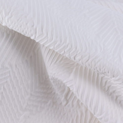 RID DOUCHE FEUILLE BLANC 180X200CM MICRO