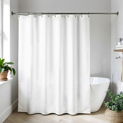 RID DOUCHE GAUFRE BLANC 180X200CM MICRO