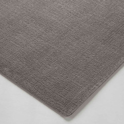 SET TABLE 30X45CM IMIT CUIR MARLON GRIS