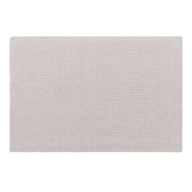 SET TABLE 30X45CM IMIT CUIR MARLON BLANC