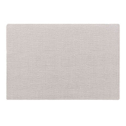SET TABLE 30X45CM IMIT CUIR MARLON BLANC