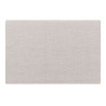 SET TABLE 30X45CM IMIT CUIR MARLON BLANC
