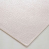 SET TABLE 30X45CM IMIT CUIR MARLON BLANC