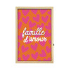 TOILE NEON MAISON DE FAMILLE 40X60CM