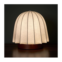 LAMPE TISSU BOIS MARCEL MR.BL