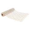 Chemin de Table Dentelle Paillettes Or 28cmx3m | Table Chic
