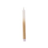 Bougie Flambeau LED Cire Dégradée Or et