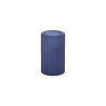 Bougeoir Thaïs Verre Mat Bleu Nuit Ø3,5x6 cm | Déco Chic