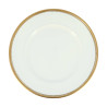 Sous-Assiette Harmonie Blanc et Or Ø33 cm | Table Chic Réutilisable