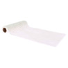 Chemin de Table Fausse Fourrure Blanche et Or 28cmx3m | Yéti Chic